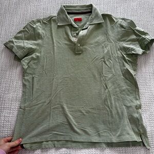 Isaia green polo